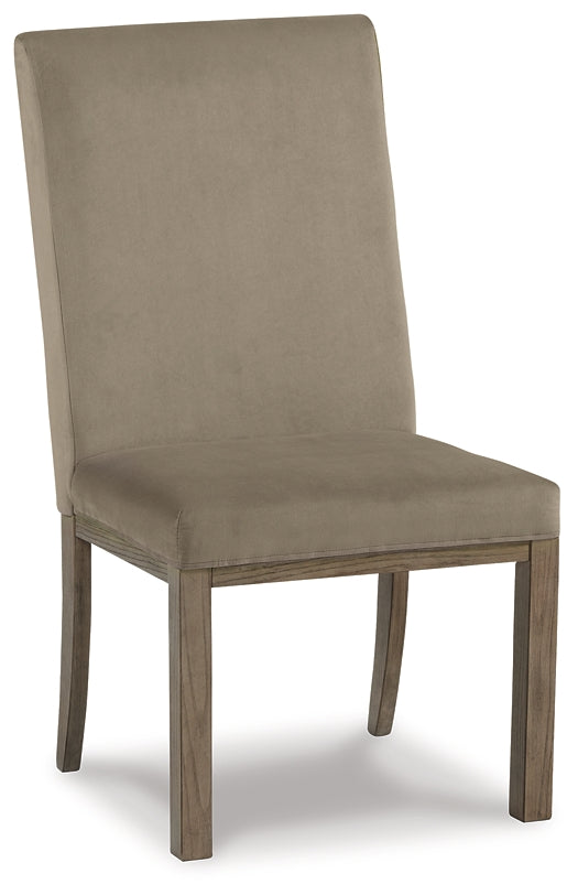 Chrestner Dining Table and 8 Chairs with Storage Signature Design by Ashley®