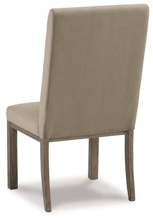 Chrestner Dining Table and 8 Chairs with Storage Signature Design by Ashley®