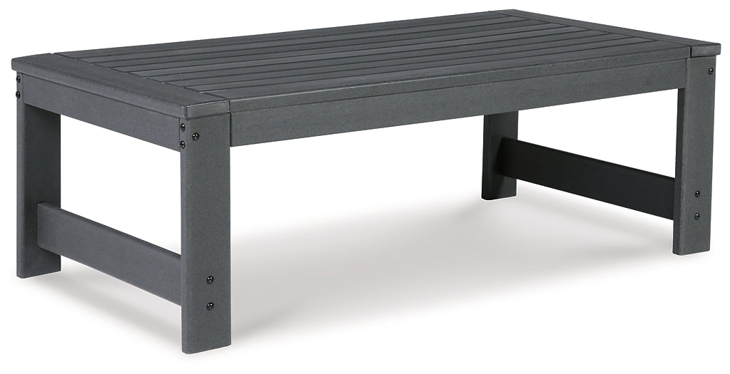 Amora Outdoor Coffee Table with 2 End Tables Signature Design by Ashley®