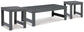 Amora Outdoor Coffee Table with 2 End Tables Signature Design by Ashley®