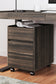 Zendex Home Office Desk and Storage Signature Design by Ashley®