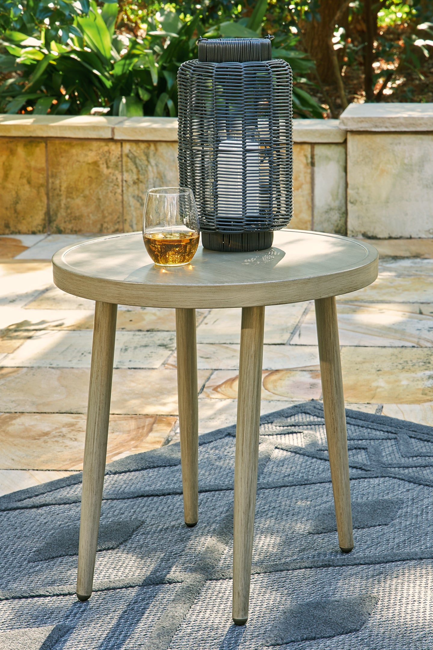 Swiss Valley Outdoor Coffee Table with 2 End Tables Signature Design by Ashley®