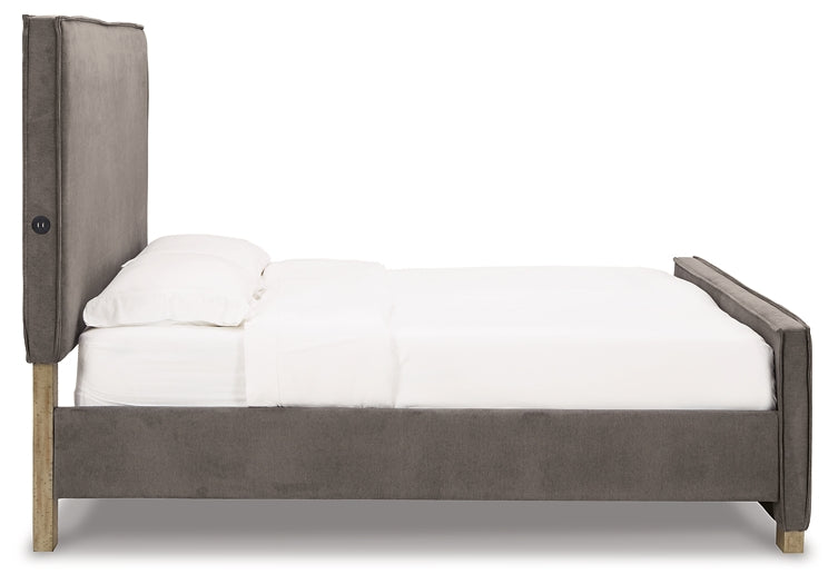 Krystanza Queen Upholstered Panel Bed Millennium® by Ashley