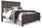 Wynnlow King Crossbuck Panel Bed with Mirrored Dresser, Chest and Nightstand Signature Design by Ashley®