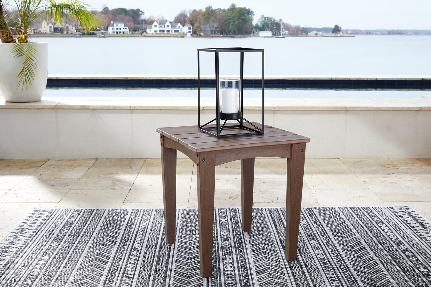 Emmeline Outdoor Coffee Table with 2 End Tables Signature Design by Ashley®