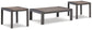 Tropicava Outdoor Coffee Table with 2 End Tables Signature Design by Ashley®