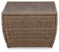 Sandy Bloom Outdoor Coffee Table with 2 End Tables Signature Design by Ashley®