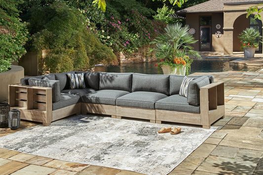 Citrine Park 5-Piece Outdoor Sectional Signature Design by Ashley®