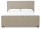 Dakmore Queen Upholstered Bed with Dresser Signature Design by Ashley®