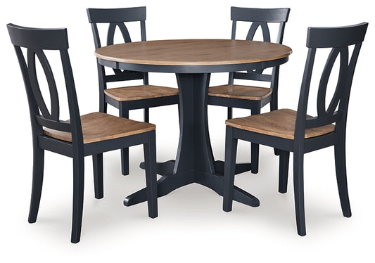 Landocken Dining Table and 4 Chairs Signature Design by Ashley®