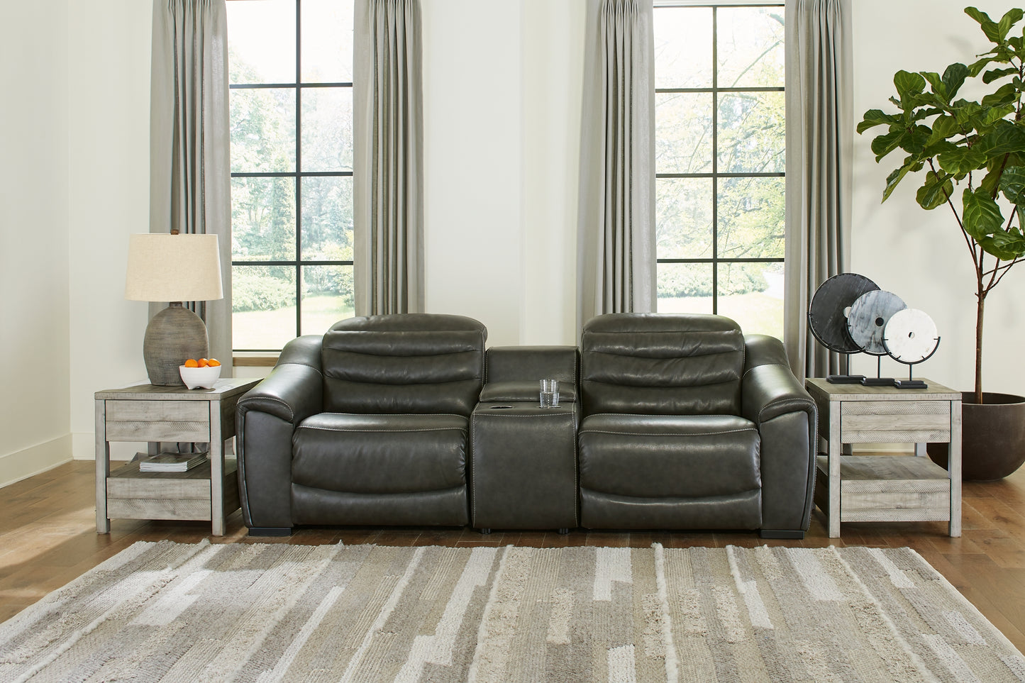 Center Line 3-Piece Sectional with Recliner Signature Design by Ashley®