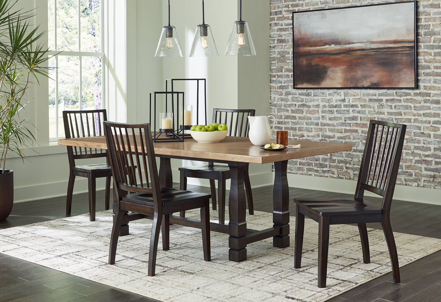 Charterton Dining Table and 4 Chairs Signature Design by Ashley®