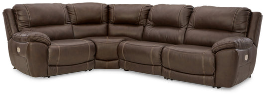 Dunleith 4-Piece Power Reclining Sectional Signature Design by Ashley®