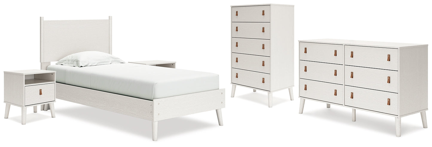 Aprilyn Twin Panel Bed with Dresser, Chest and 2 Nightstands Signature Design by Ashley®