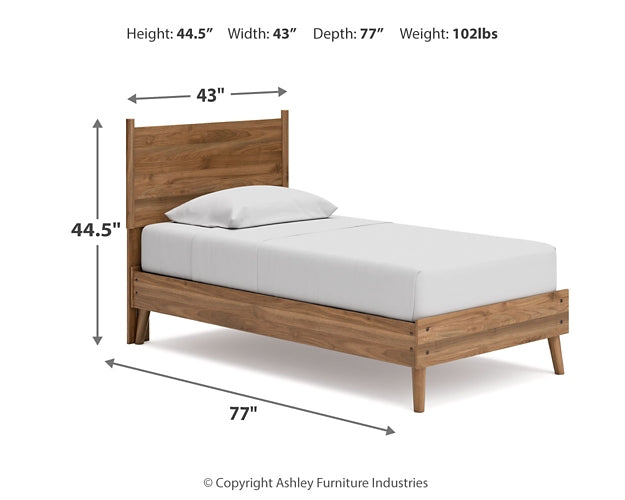 Aprilyn Twin Panel Bed with Dresser Signature Design by Ashley®