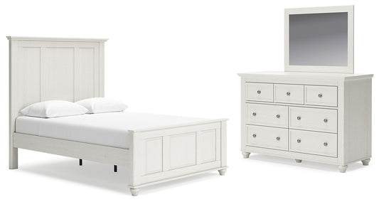 Grantoni Queen Panel Bed with Mirrored Dresser Signature Design by Ashley®