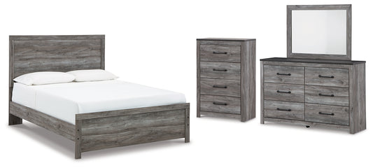 Bronyan Queen Panel Bed with Mirrored Dresser and Chest Signature Design by Ashley®