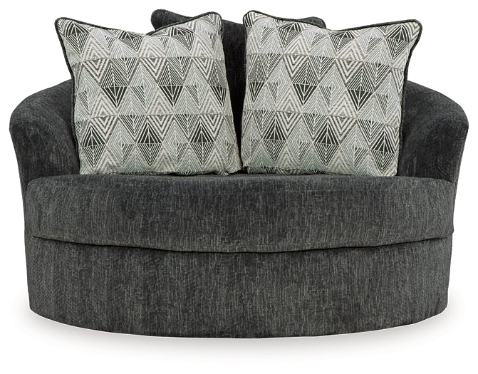 Biddeford Oversized Swivel Accent Chair Signature Design by Ashley®
