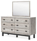 Vessalli Dresser and Mirror Signature Design by Ashley®