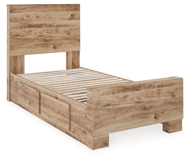 Hyanna  Panel Bed With 2 Side Storage Signature Design by Ashley®