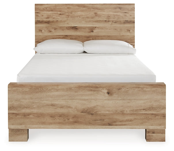 Hyanna Twin Panel Bed with 1 Side Storage Signature Design by Ashley®