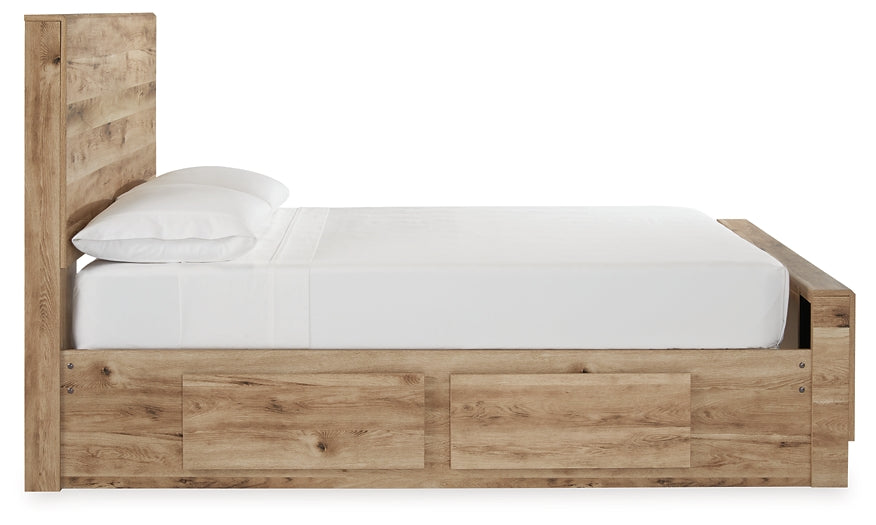 Hyanna Twin Panel Bed with 1 Side Storage Signature Design by Ashley®