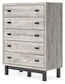 Vessalli Five Drawer Wide Chest Signature Design by Ashley®