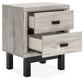 Vessalli Two Drawer Night Stand Signature Design by Ashley®