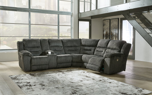 Nettington 3-Piece Power Reclining Sectional Signature Design by Ashley®