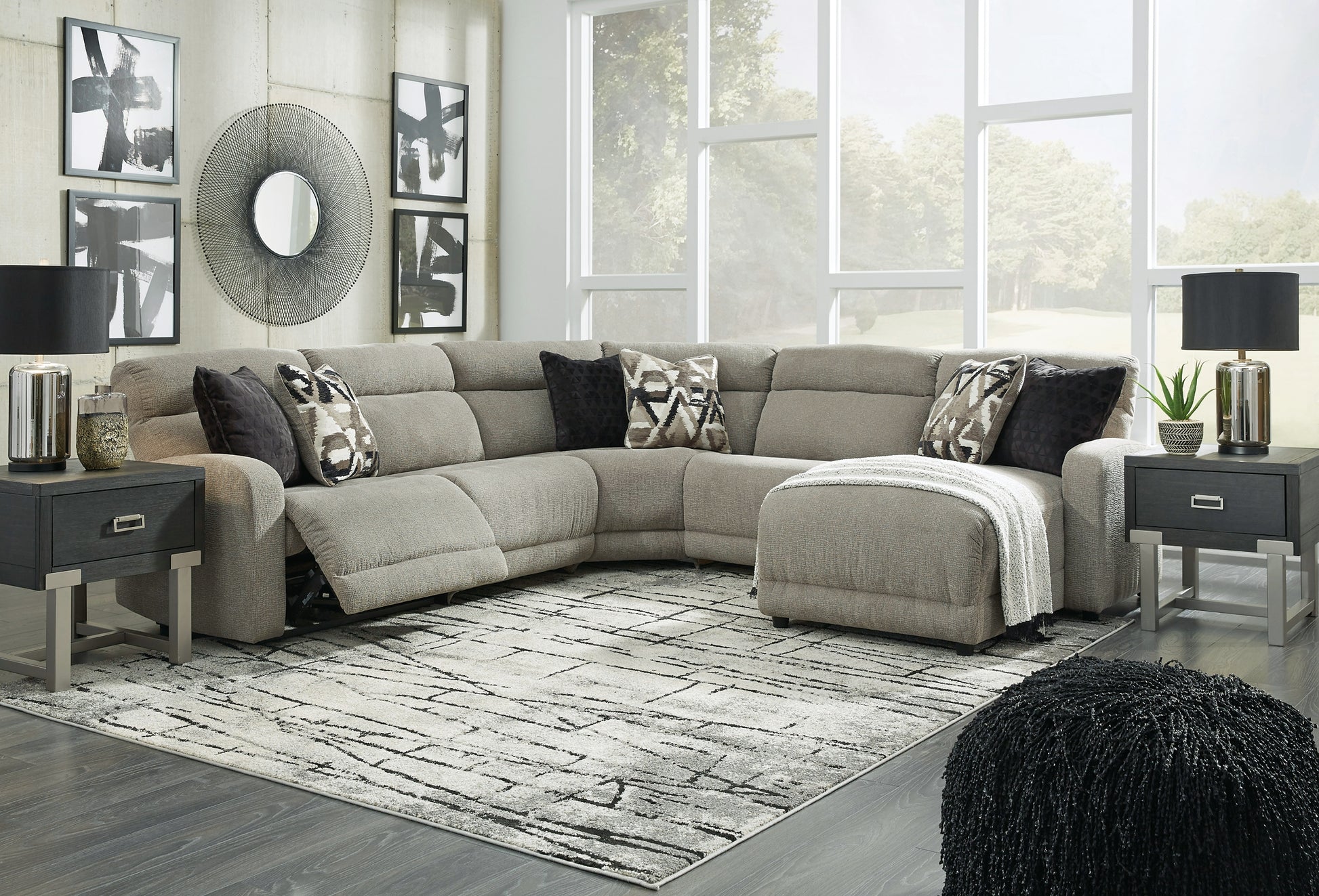 Colleyville 5-Piece Power Reclining Sectional with Chaise Signature Design by Ashley®