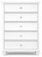 Fortman Five Drawer Chest Signature Design by Ashley®