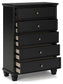 Lanolee Five Drawer Chest Signature Design by Ashley®
