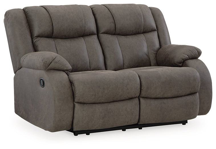 First Base Reclining Loveseat Signature Design by Ashley®
