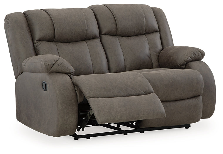 First Base Reclining Loveseat Signature Design by Ashley®