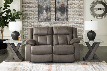 First Base Reclining Loveseat Signature Design by Ashley®