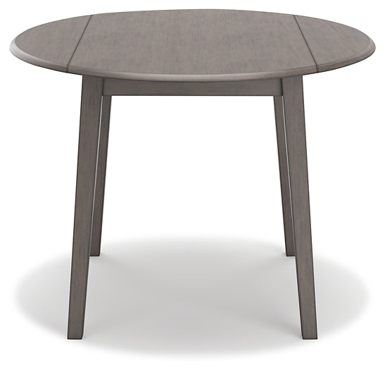Shullden Round DRM Drop Leaf Table Signature Design by Ashley®