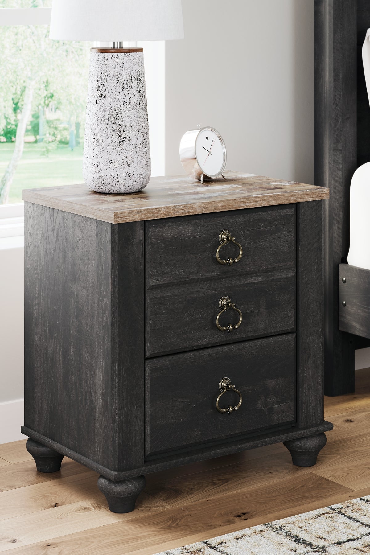 Nanforth Two Drawer Night Stand Signature Design by Ashley®
