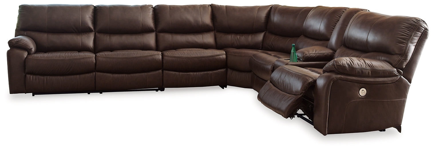 Family Circle 4-Piece Power Reclining Sectional Signature Design by Ashley®
