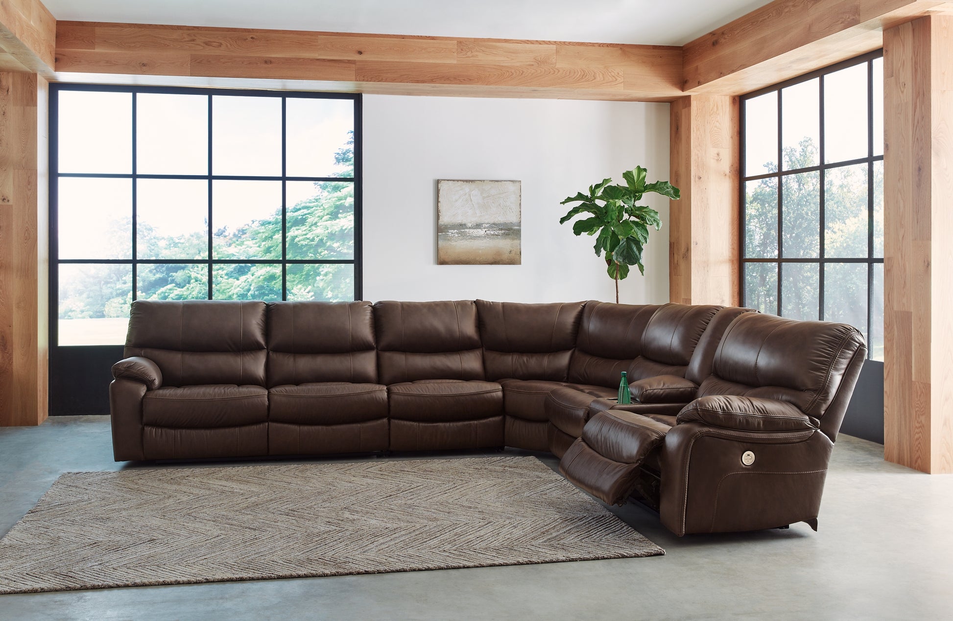 Family Circle 4-Piece Power Reclining Sectional Signature Design by Ashley®