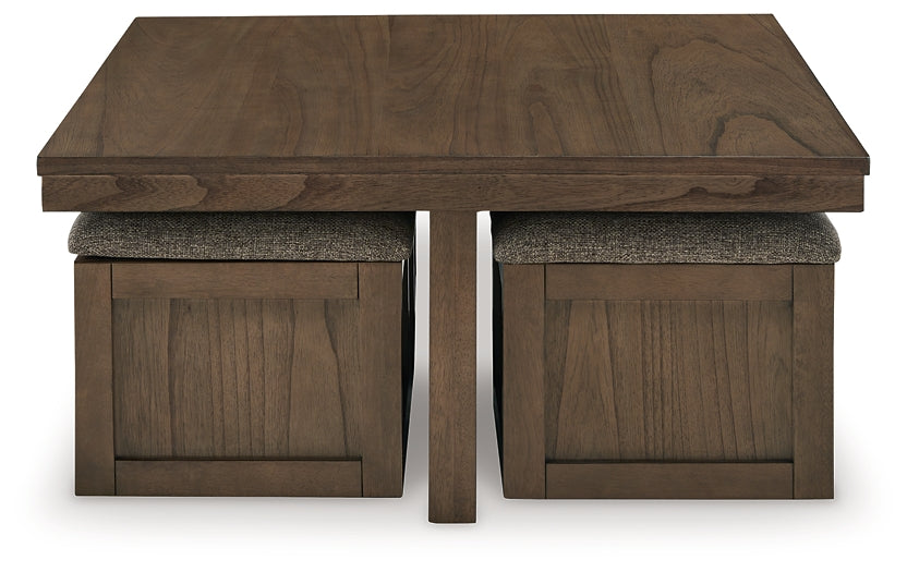 Boardernest Cocktail TBL w/4 Stools (5/CN) Signature Design by Ashley®