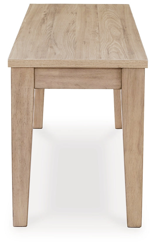 Gleanville Large Dining Room Bench Signature Design by Ashley®