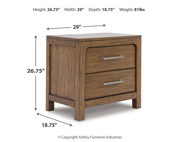 Cabalynn Two Drawer Night Stand Signature Design by Ashley®