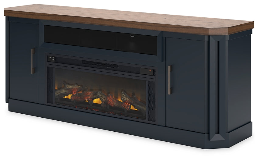 Landocken 83" TV Stand with Electric Fireplace Signature Design by Ashley®