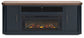 Landocken 83" TV Stand with Electric Fireplace Signature Design by Ashley®