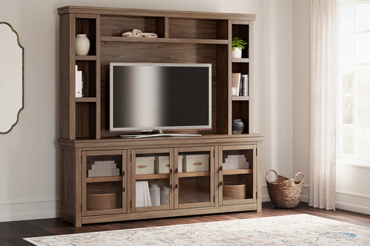 Boardernest 85" TV Stand with Hutch Signature Design by Ashley®