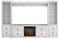Willowton 4-Piece Entertainment Center with Electric Fireplace Signature Design by Ashley®