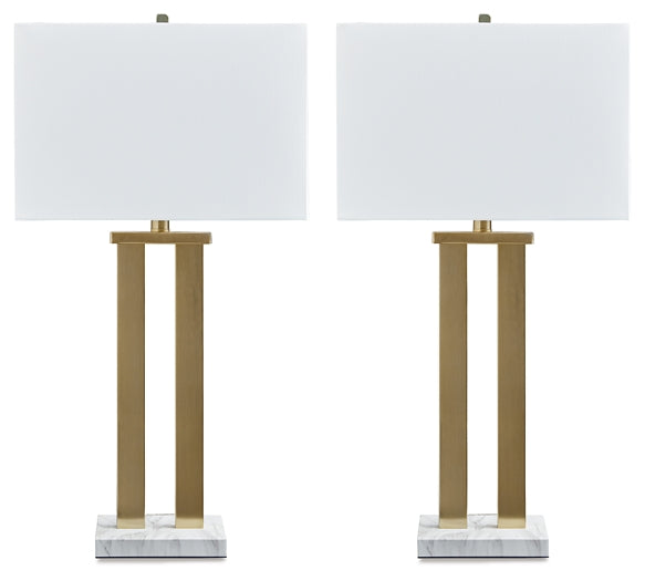 Coopermen Metal Table Lamp (2/CN) Signature Design by Ashley®