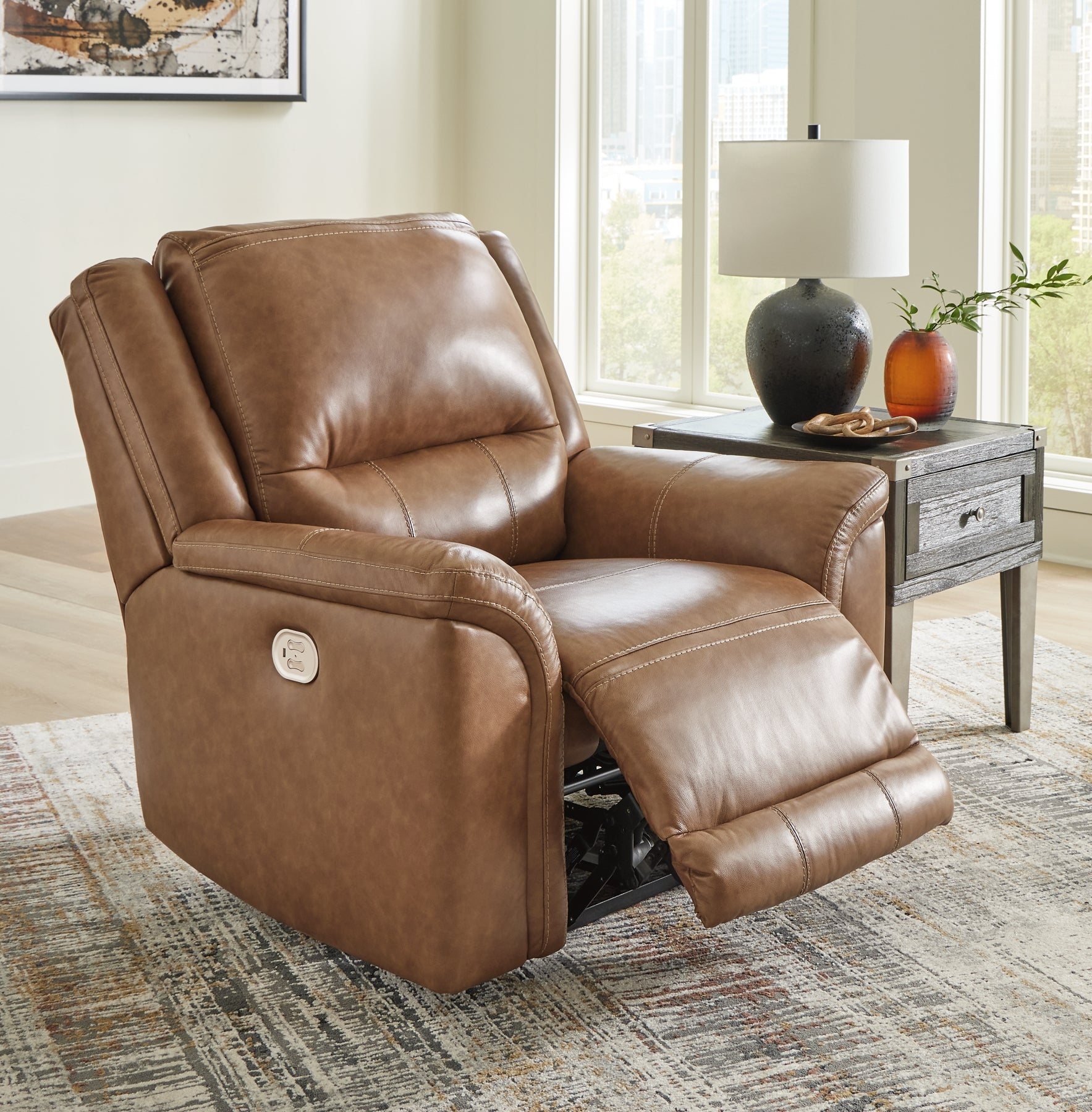 Trasimeno PWR Recliner/ADJ Headrest Signature Design by Ashley®