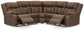 Trail Boys 2-Piece Reclining Sectional Signature Design by Ashley®