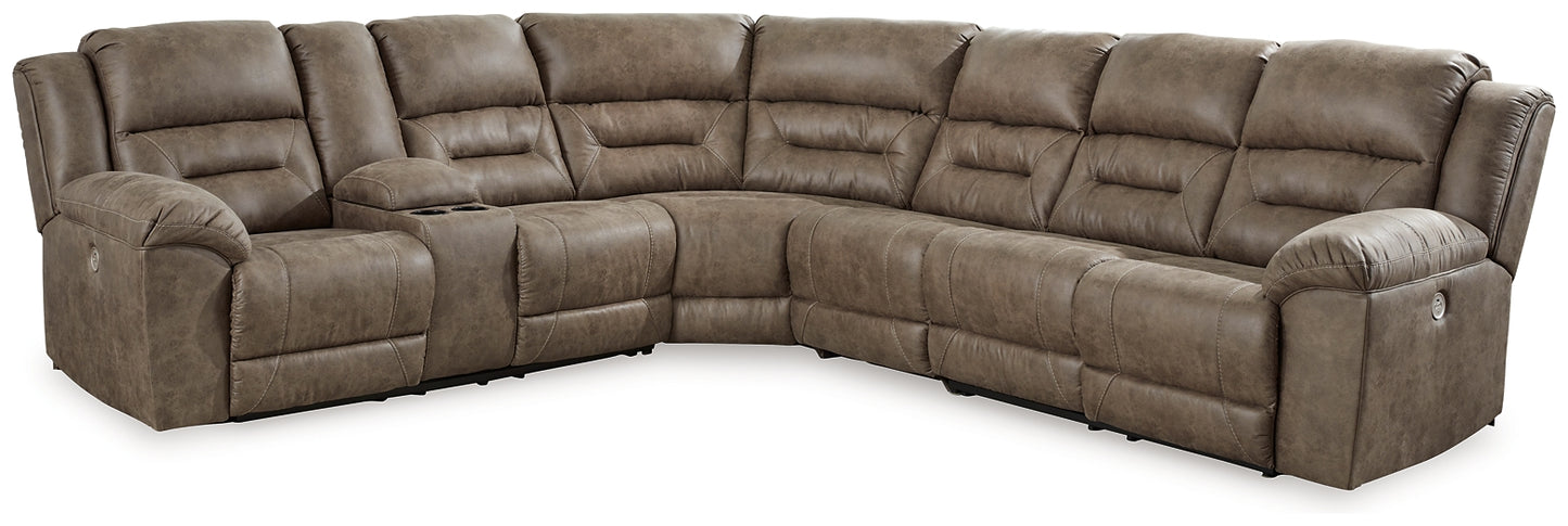 Ravenel 4-Piece Power Reclining Sectional Signature Design by Ashley®